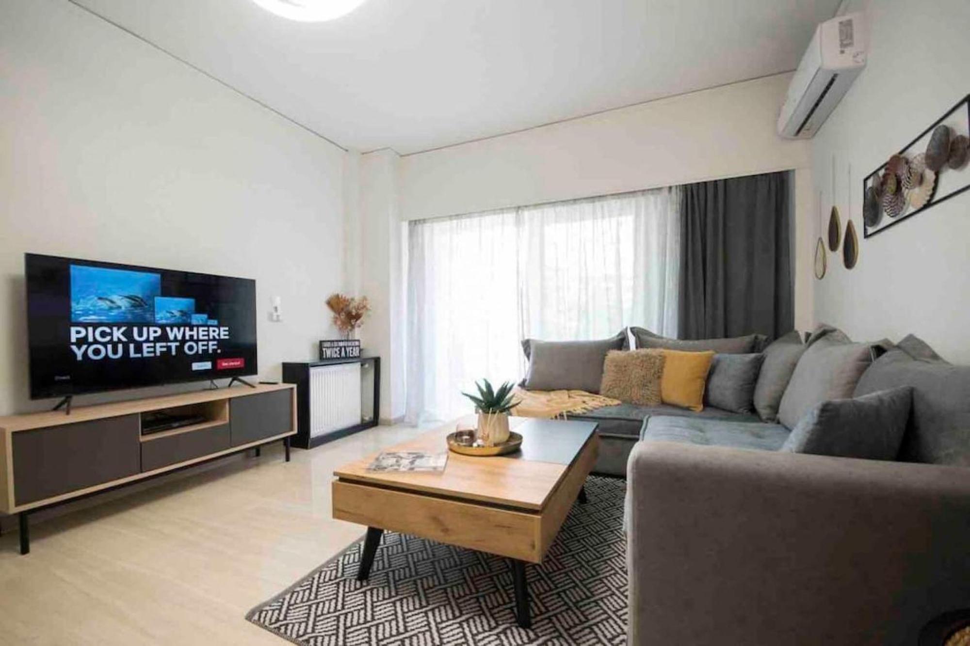 Alkuoni Lux Flat At Pfaliro Athens Exterior photo
